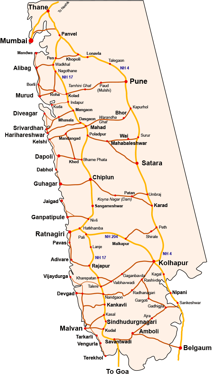 Konkan Road Map